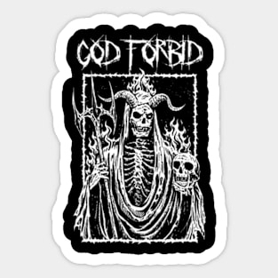 god forbid in the dark Sticker